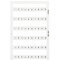 WAGO WSB Bezeichnungskarte AUFDR.W: 1-10 (10248-502 X)