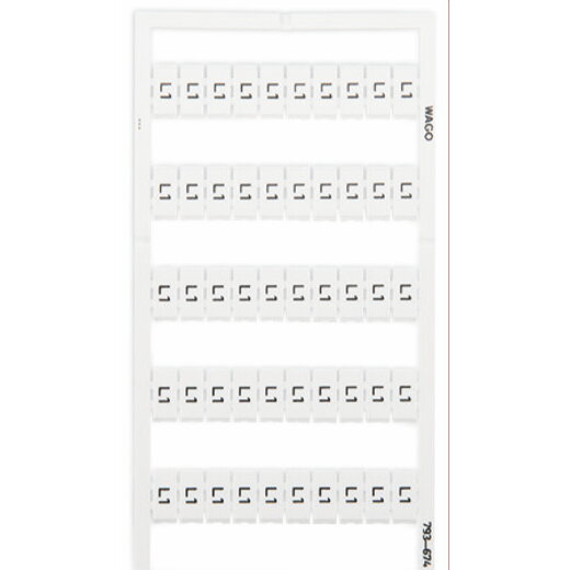 WAGO WMB Multibeschriftungssystem 793-674 L1 (100x) senkrecht gelb