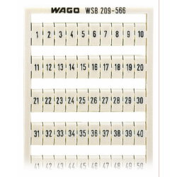 WAGO WSB Schnellbeschriftung 209-566 1...50