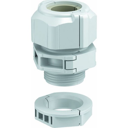 OBO Kabelverschraubung V-TEC TB25 09-13 teilbar mit Gegenmutter