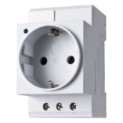 Finder Schaltschranksteckdose gelb mit Schutzkontakt