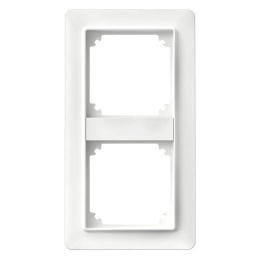 ELSO Rahmen WDE002402 2fach Basic für Exxact weiß