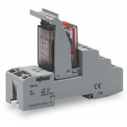 WAGO Relaismodul Eingangsnennspannung AC 24 V 4 Wechsler...