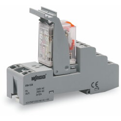 WAGO Relaismodul Eingangsnennspannung AC 230 V 2 Wechsler...