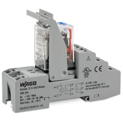 WAGO Relaismodul Eingangsnennspannung DC 12 V 4 Wechsler...