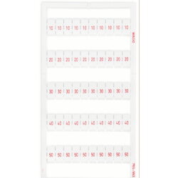 WAGO WMB-Beschriftungskarte als Karte bedruckt weiß...