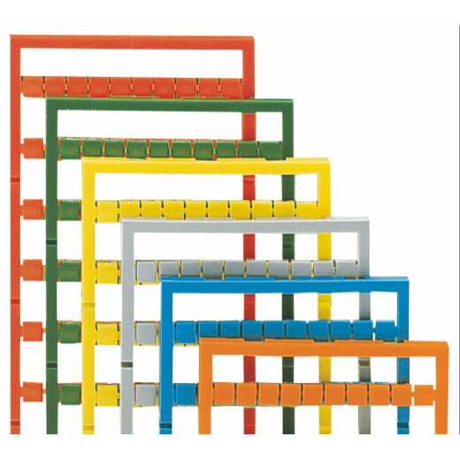 WAGO Mini-WSB-Beschriftungskarte als Karte bedruckt blau 247-546/000-006