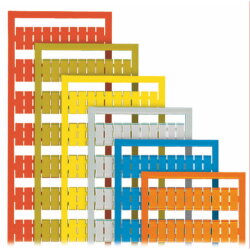 WAGO WSB-Beschriftungskarte als Karte nicht dehnbar rot...