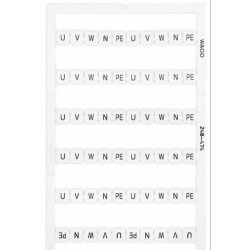 WAGO Mini-WSB-Beschriftungskarte als Karte bedruckt...