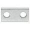 WAGO Brücker 2-fach blank silberfarben 885-408