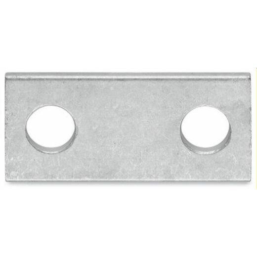 WAGO Brücker 2-fach silberfarben 885-412