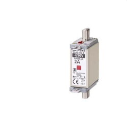 Siemens NH-Sicherungseinsatz mit isol. Griffl. Gr.000 2A...