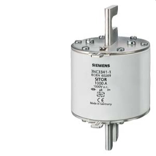 Siemens SITOR-Sicherungseinsatz für Halbleiterschutz 800A aR 1000V AC 3NC3338-1U