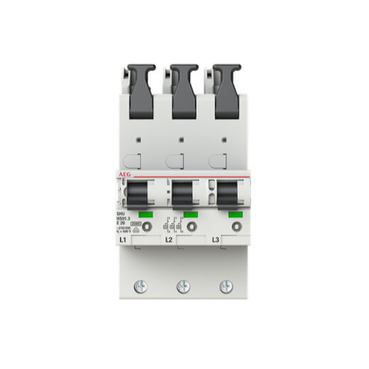 AEG Hauptleitungsschutzschalter HS91.3E20SAV SHU 25kA E20A 3x1pol.