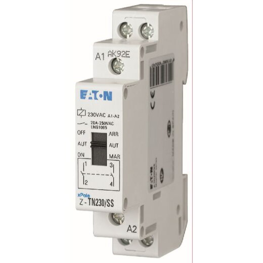 Eaton Electric Relais Z-TN230/SS 230VAC/50Hz 2S 20A