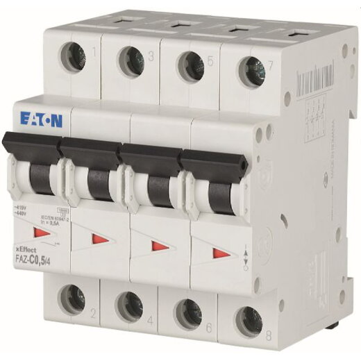Eaton Electric Leitungsschutzschalter, Automat FAZ-C0,5/4
