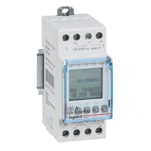 Legrand Zeitschaltuhr AlphaRex? DY22 BLE 230VAC 2 Kanal