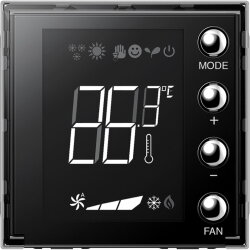 Bticino Raumthermostat H4691 mit Display anthrazit My Home
