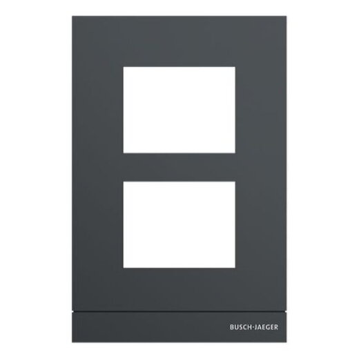Busch-Jaeger Frontplatte 41392CF-B-03 Audio 1/2
