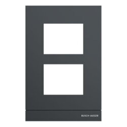 Busch-Jaeger Frontplatte 41392CF-B-03 Audio 1/2