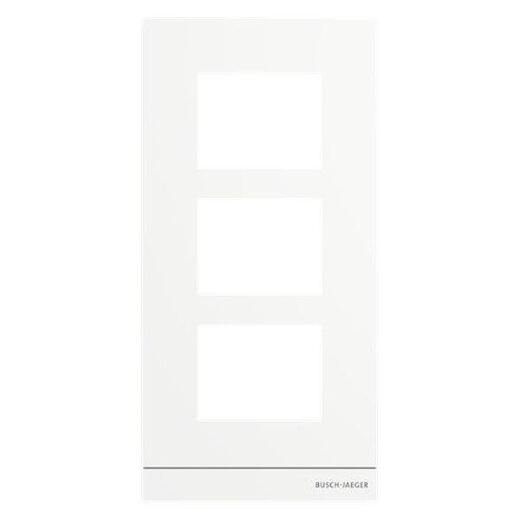 Busch-Jaeger Frontplatte 41393CF-W-03 Audio 1/3