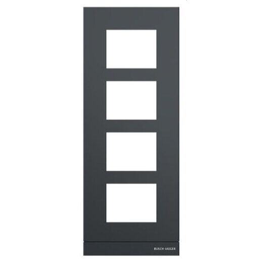 Busch-Jaeger Frontplatte 41394CF-B-03 Audio 1/4