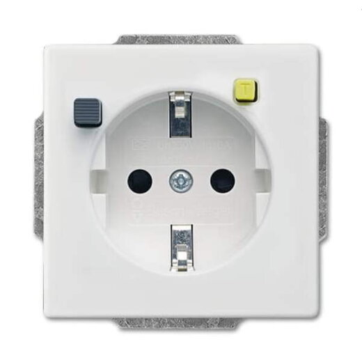 Busch-Jaeger Steckdoseneinsatz 3120 EUCB-884 studioweiß matt