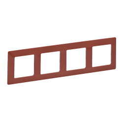 Legrand Rahmen 754074 VLIFE 4-FACH TERRACOTTA