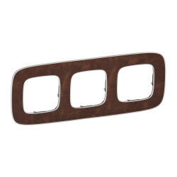 Legrand Rahmen 754453 V.ALL 3-FACH LEDER