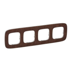 Legrand Rahmen 754454 V.ALL 4-FACH LEDER