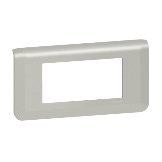 Legrand Rahmen Mosaic 4-mod.horizontal alu