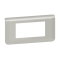 Legrand Rahmen Mosaic 4-mod.horizontal alu