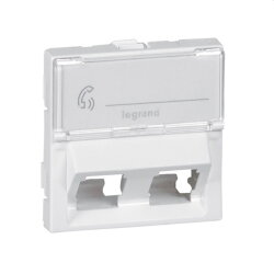 Legrand Adapter 078613 Mosaic KEYSTONE 45° 2-f.2-mod sw
