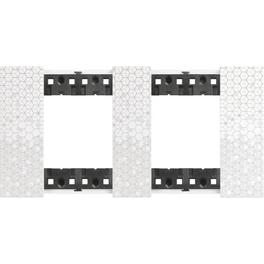 Bticino Abdeckrahmen KA4802M2MW LivingNow