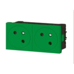 Legrand SCHUKO-Steckdose Mosaic 2x 45° erhöhter...