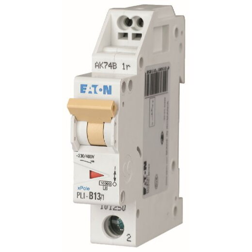 Eaton Electric Leitungsschutzschalter, Automat PLI-C13/1 C13A 1polig (Steckkl.)