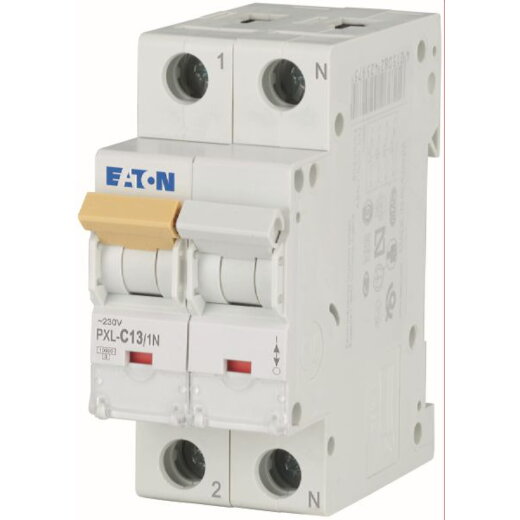 Eaton Electric Leitungsschutzschalter, Automat PXL-C13/1N C13A 1polig+N