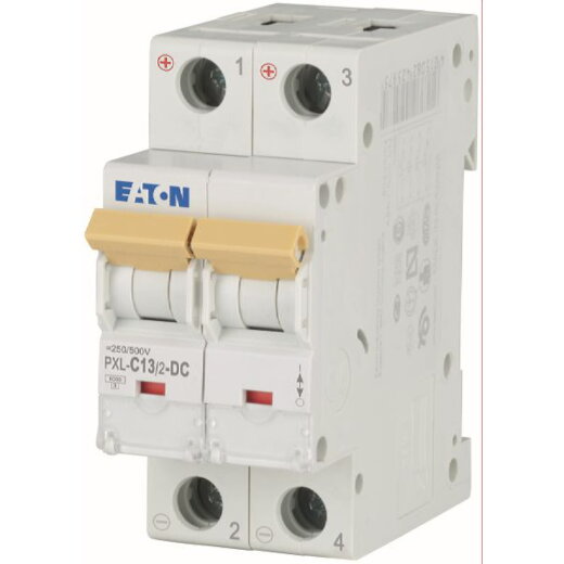 Eaton Electric Leitungsschutzschalter, Automat PXL-C13/2-DC C13A 2polig Allstrom