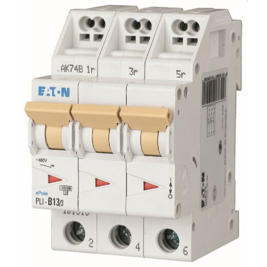 Eaton Electric Leitungsschutzschalter, Automat PLI-C13/3 C13A 3polig (Steckkl.)