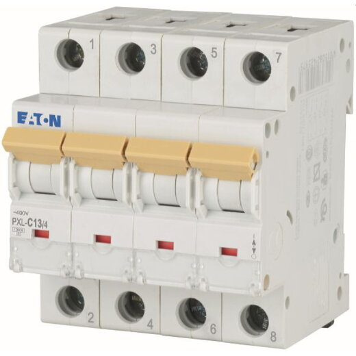 Eaton Electric Leitungsschutzschalter, Automat PXL-C13/4 C13A 4polig