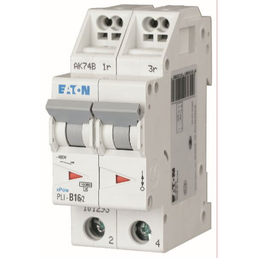 Eaton Electric Leitungsschutzschalter, Automat PLI-C16/2 C16A 2polig (Steckkl.)