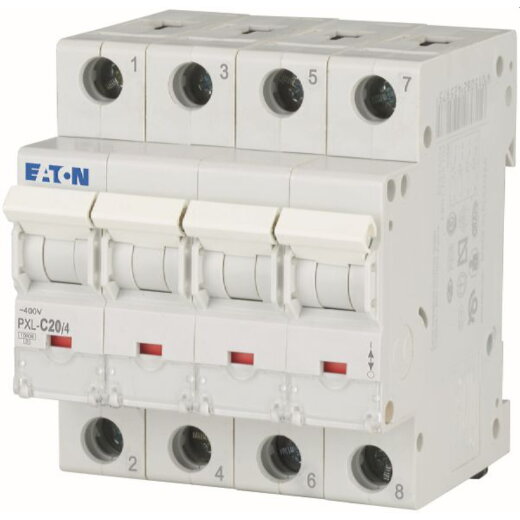 Eaton Electric Leitungsschutzschalter, Automat PXL-C50/4 C50A 4polig
