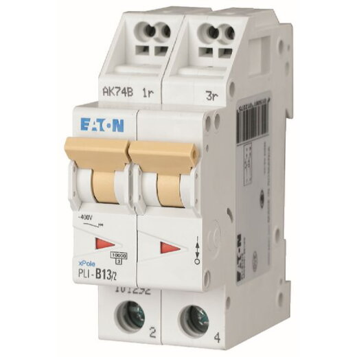 Eaton Electric Leitungsschutzschalter, Automat PLI-D13/2 D13A 2polig (Steckkl.)