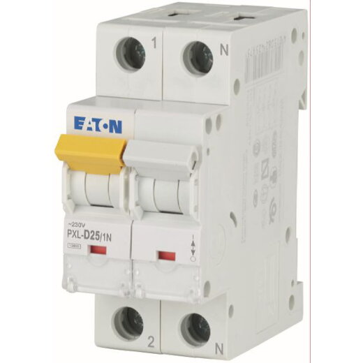 Eaton Electric Leitungsschutzschalter, Automat PXL-D25/1N D25A 1polig+N