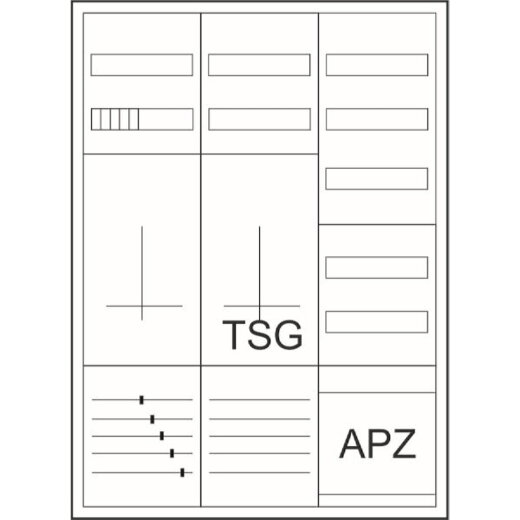 Eaton Electric Komplettschrank ZSD-ZTV-1100/APZ