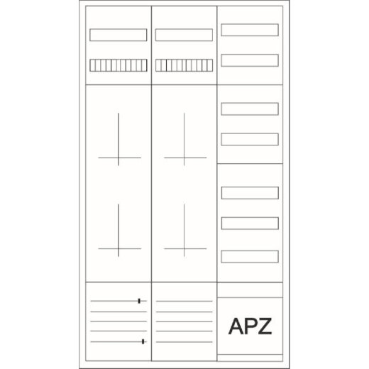 Eaton Electric Komplettschrank ZSD-4ZV-1400/APZ