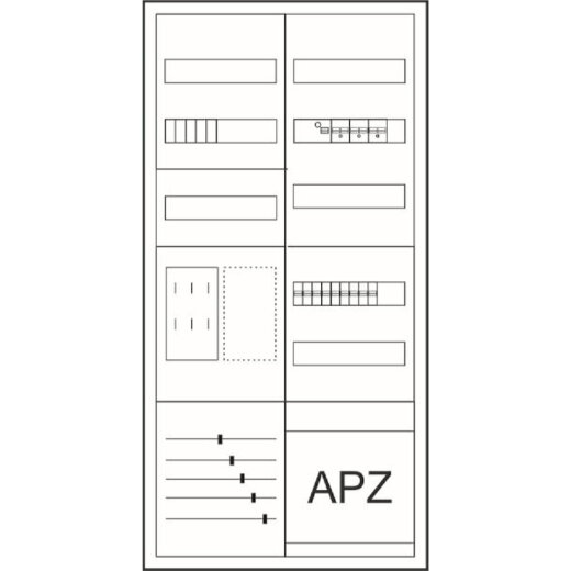 Eaton Electric Komplettschrank ZSD-ZV-1100-BKE-I/APZ/C