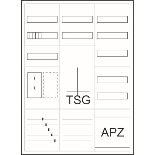 Eaton Electric Komplettschrank ZSD-ZTV-1100-BKE-I/APZ