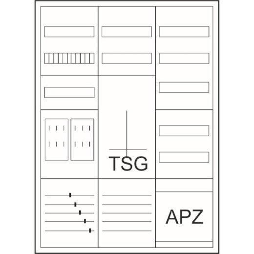 Eaton Electric Komplettschrank ZSD-2ZTV-1100-BKE-I/APZ