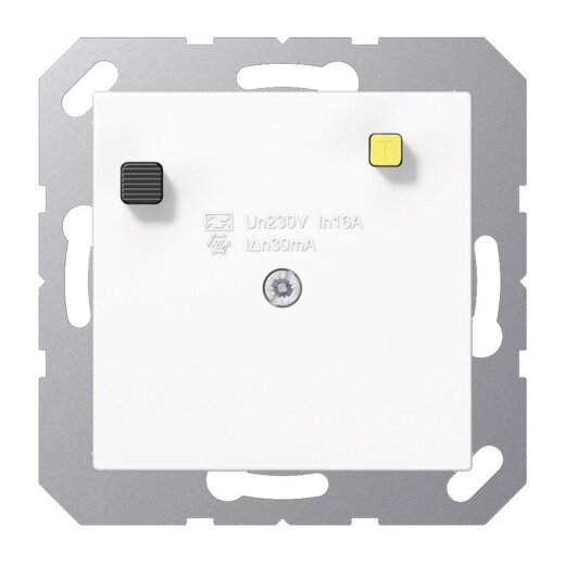 Jung FI-Schutzschalter (RCD) 30 mA, Serie AS/A, alpinweiß A5530FIBWW